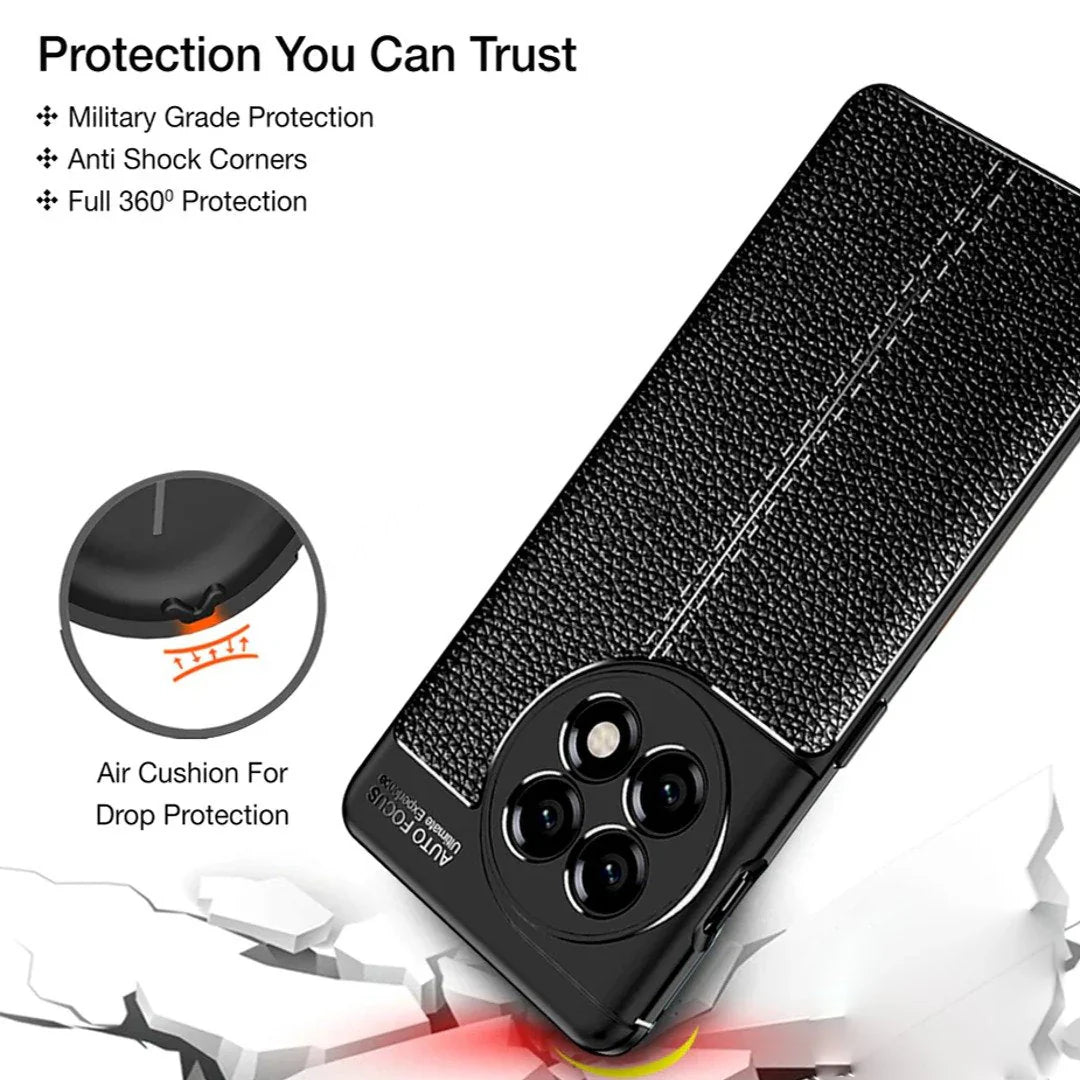 OnePlus Premium Leather Case with Urban Ring Grip - Hot Selling