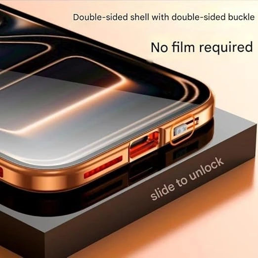 Premium iPhone 17 Pro Glass Back Case by CasesAccessories