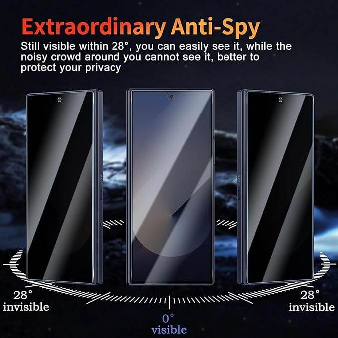 Galaxy Z Fold7 Privacy Tempered Glass