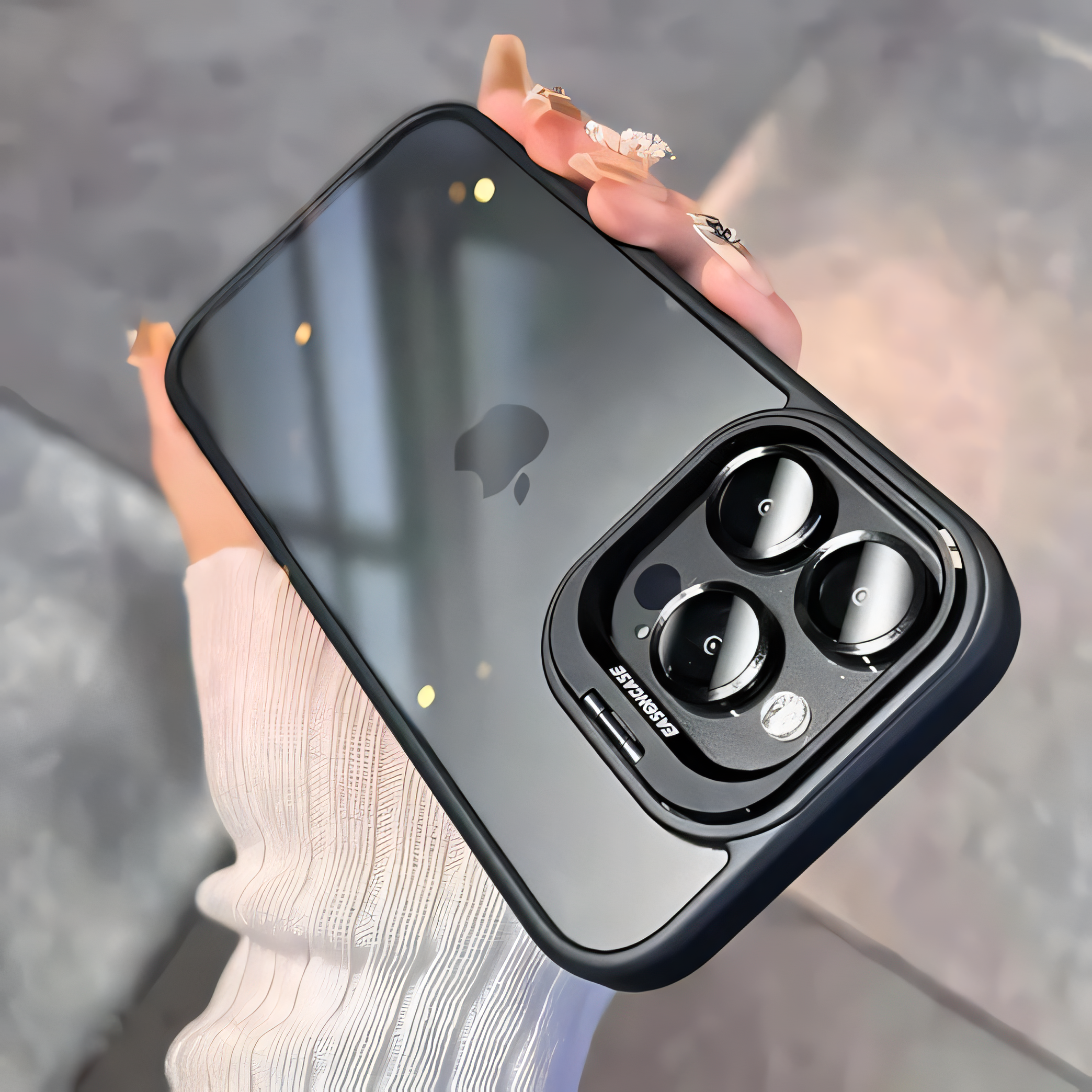 Premium Flip Bracket Case for Ultimate Lens Protection – iPhone