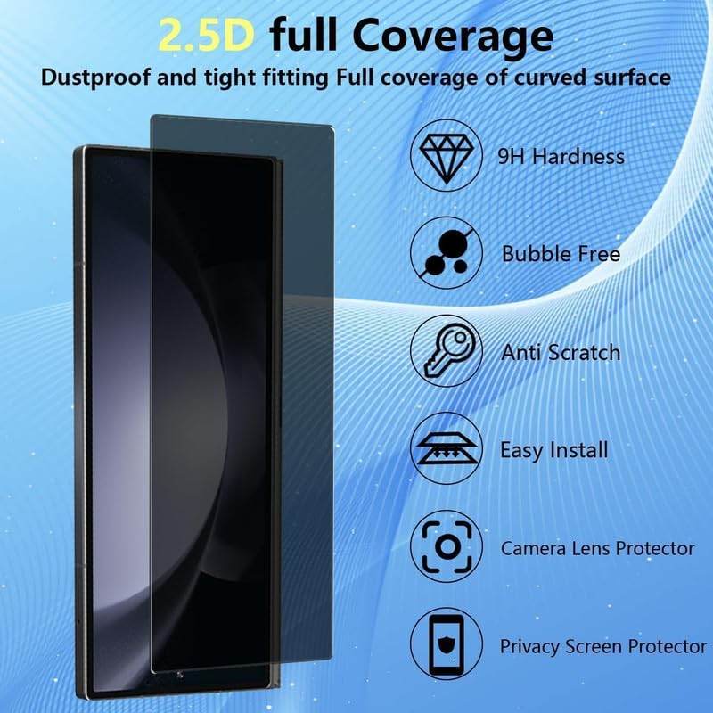 Galaxy Z Fold7 Privacy Tempered Glass
