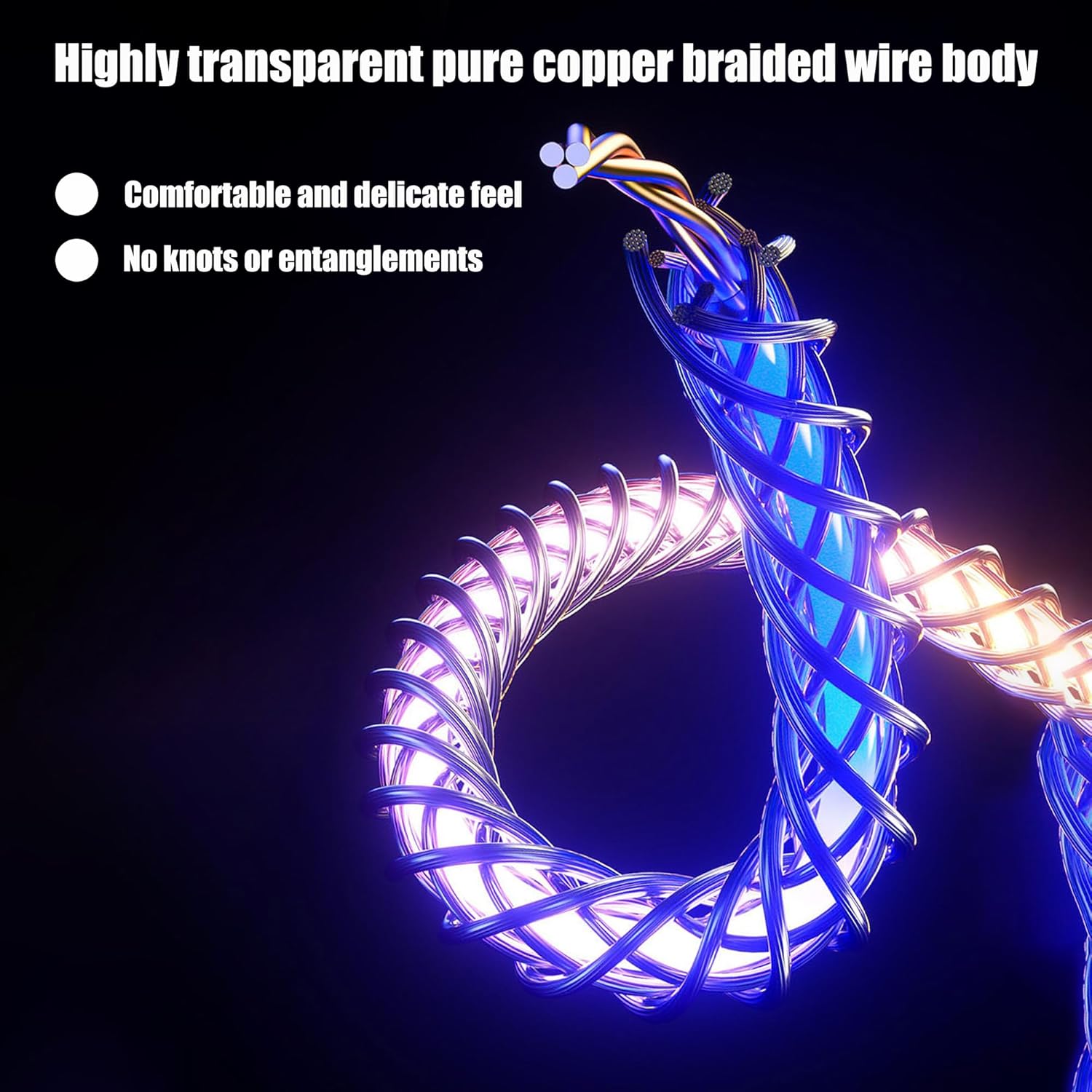 Hoco *U112* Shine Type-C to Type-C Cable (Buy one Get Another one).