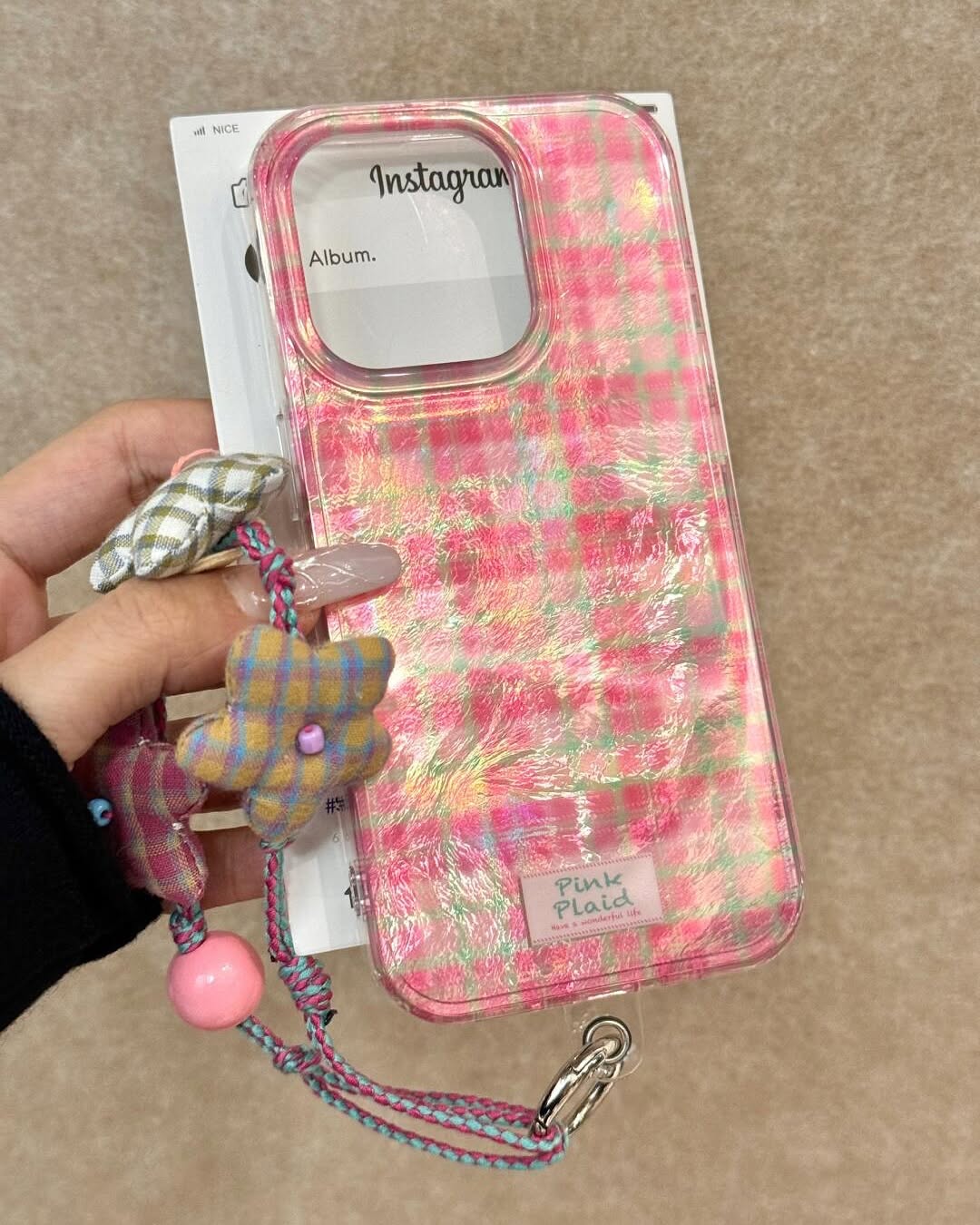 Retro Candy Checkered Phone Case