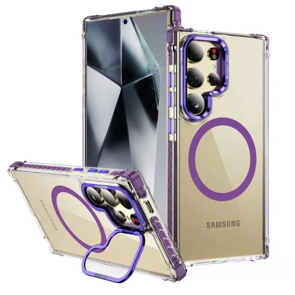 Samsung Galaxy S24 ultra crystal clear Magnetic Phone Case