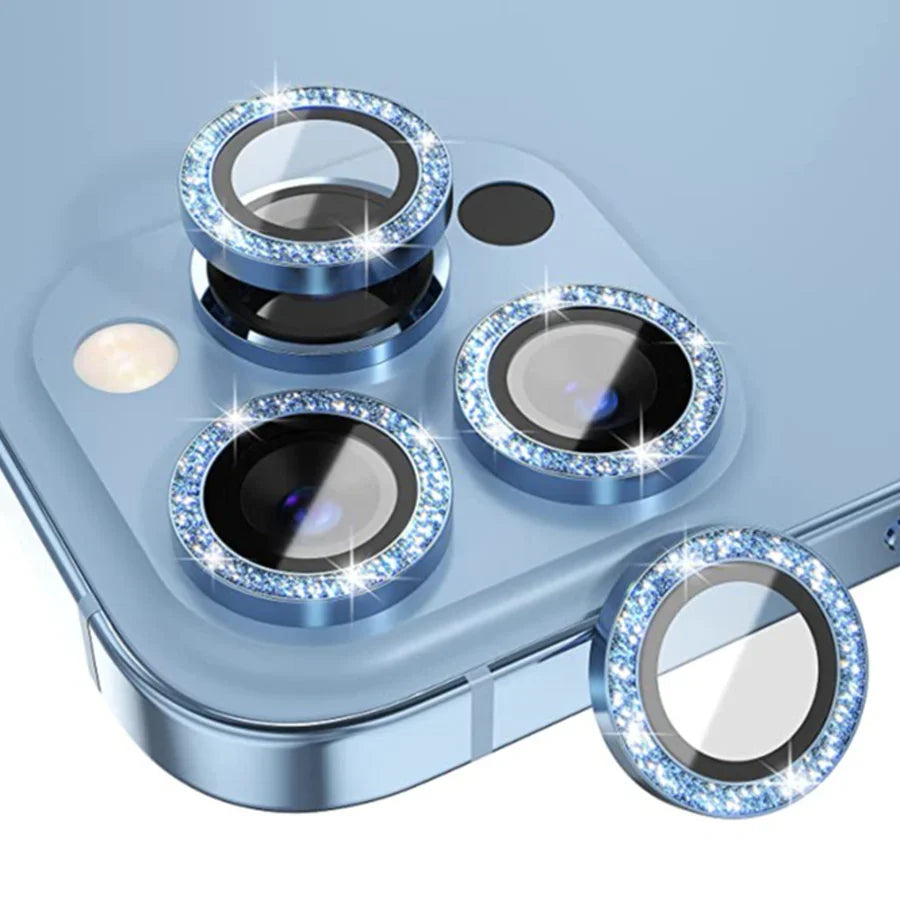Shine Stone Colorful Camera Lens Protector