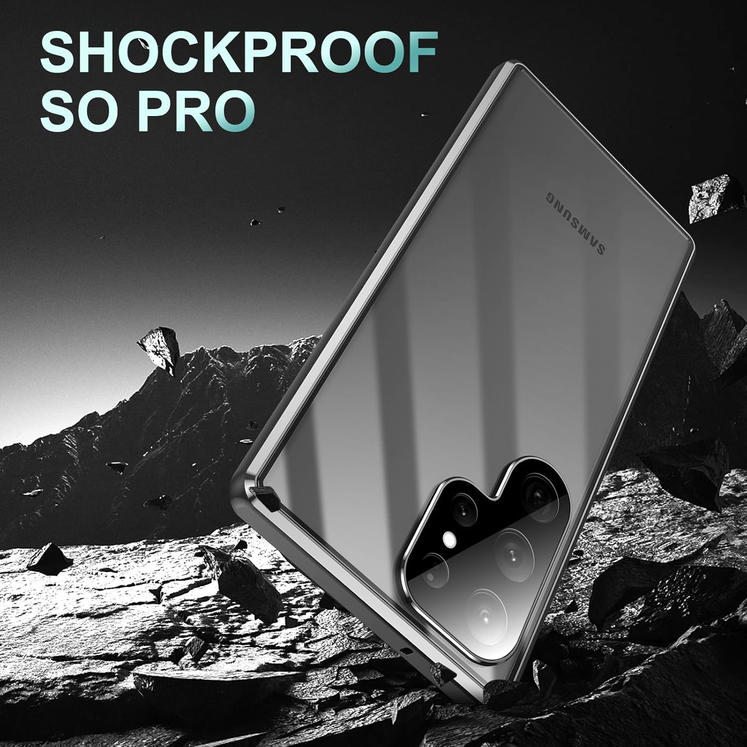 Dual Privacy Glass Metal Bumper Case  - Super Selling.
