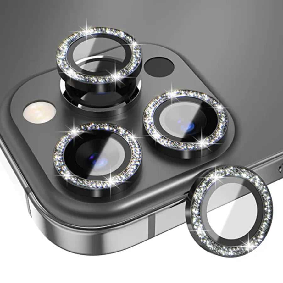 Shine Stone Colorful Camera Lens Protector