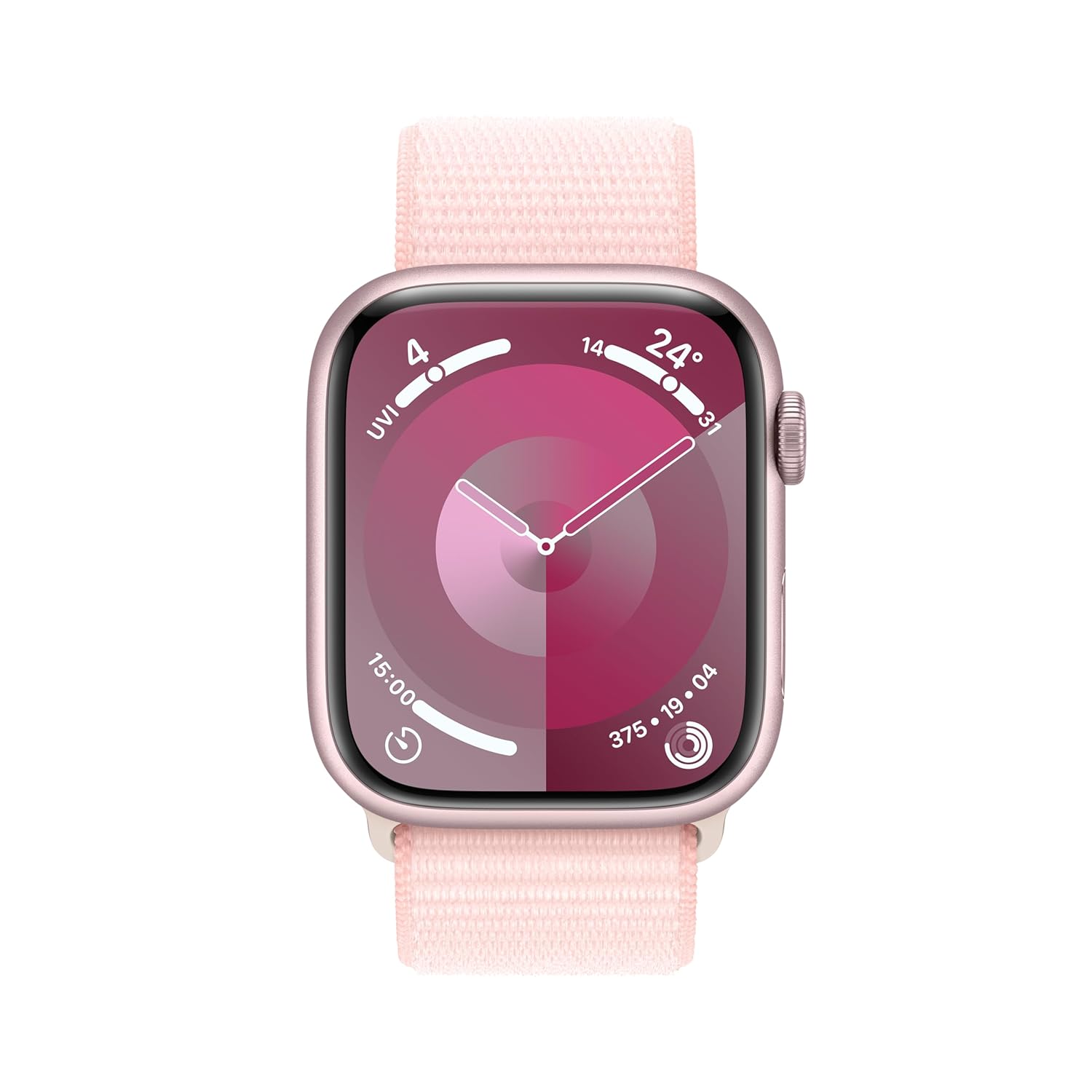 Apple Watch Series 9 – Pink Aluminium GPS with Light Pink Band