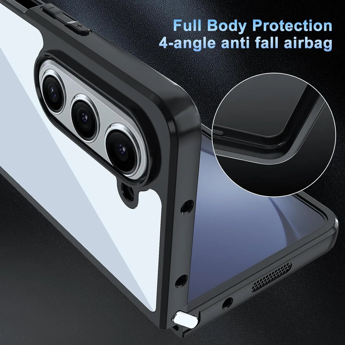 Samsung Galaxy fold Clear Transparent Case 360 Protection