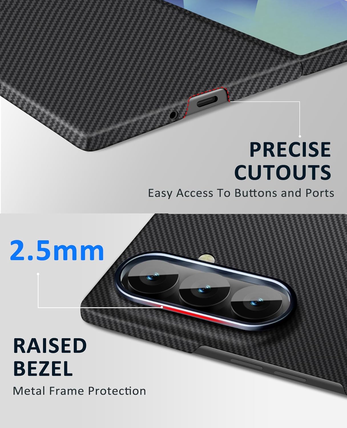 Galaxy Z Fold 8 Ultra Original Carbon Fiber Case