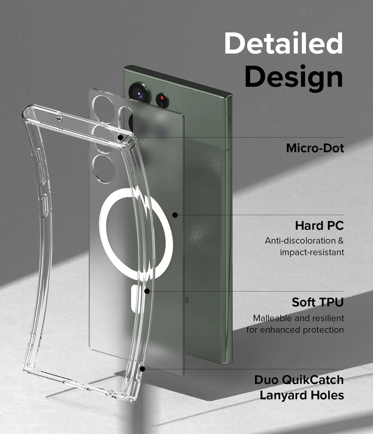 Ultra Crystal Clear Transparent Case For Samsung Galaxy S23 Ultra.