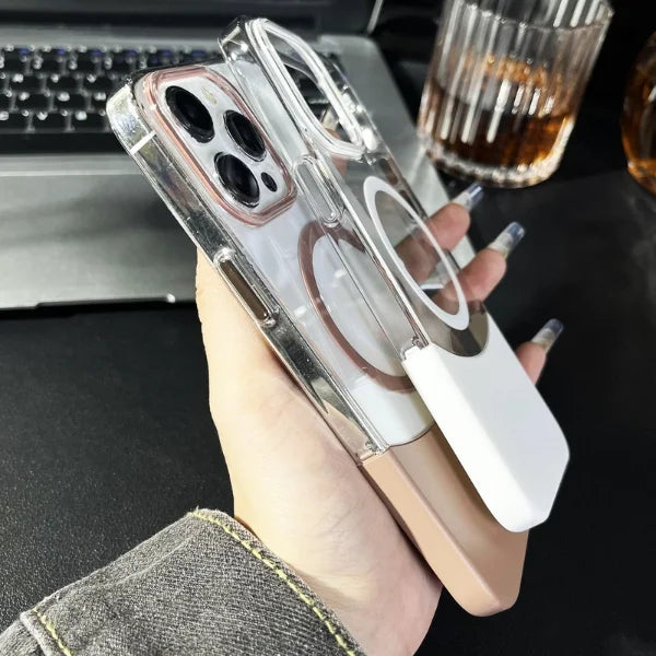 TPU+Transparent with Magsafe Style Colour iPhone Covers