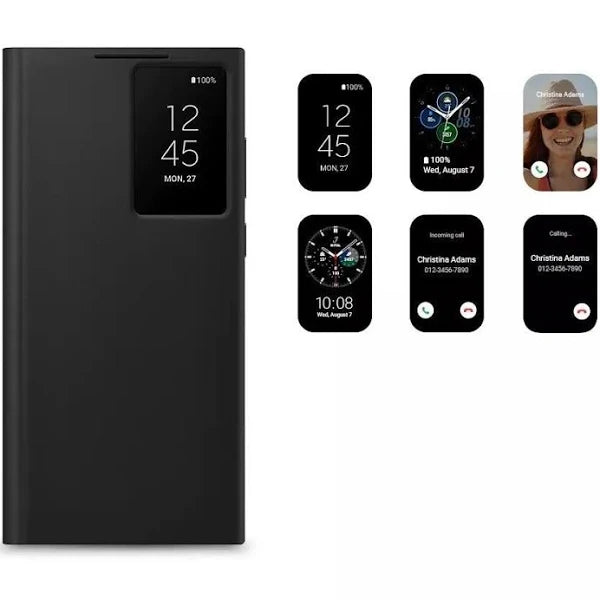 Smart View Wallet Case For Samsung - *Luxury Meets Functions*.