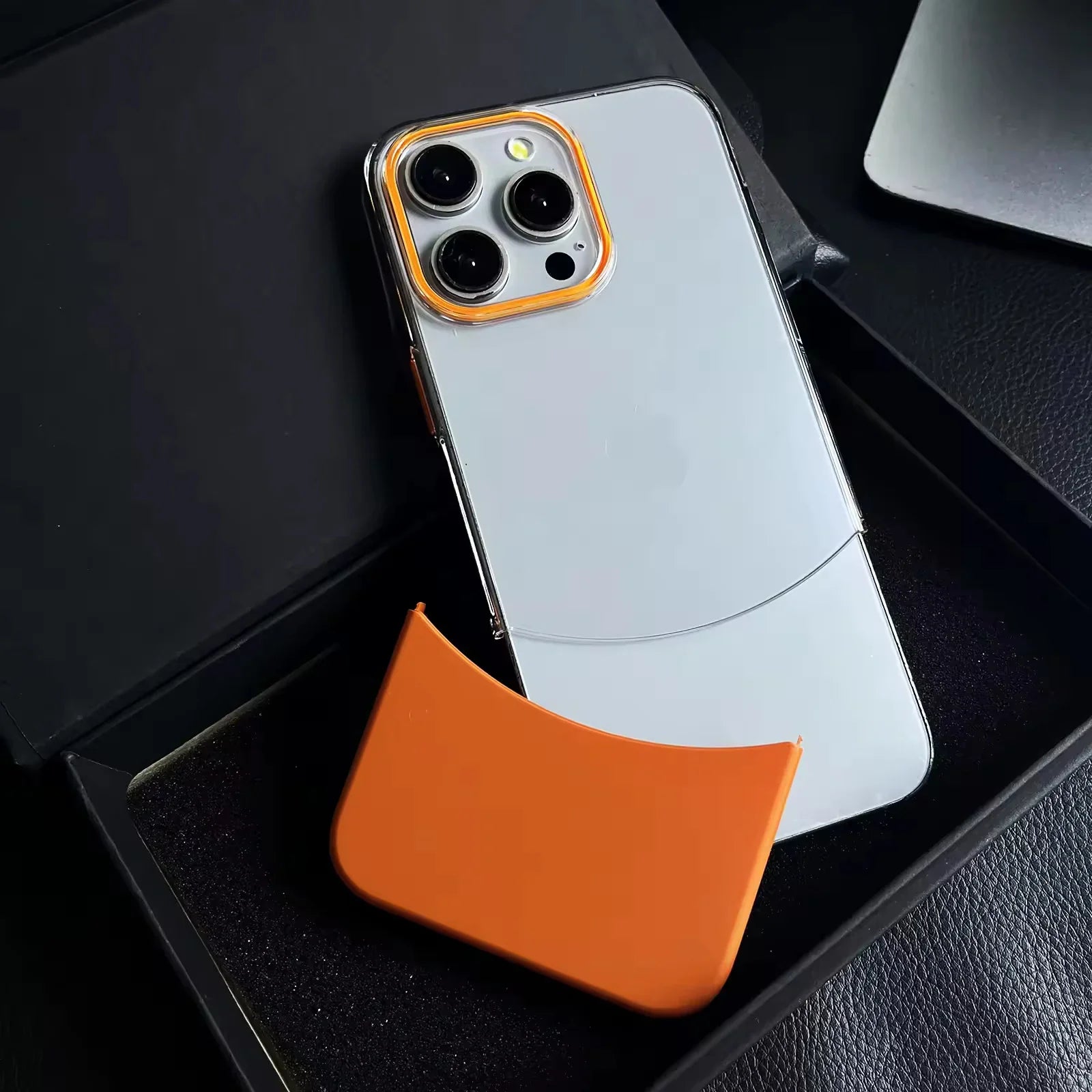 Dual-Layer Contrast Transparent IPhone Case