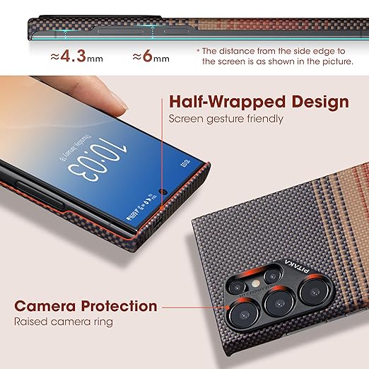 Sunset Glow Tactile Woven Case for Samsung – Stylish Protection with a Unique Texture