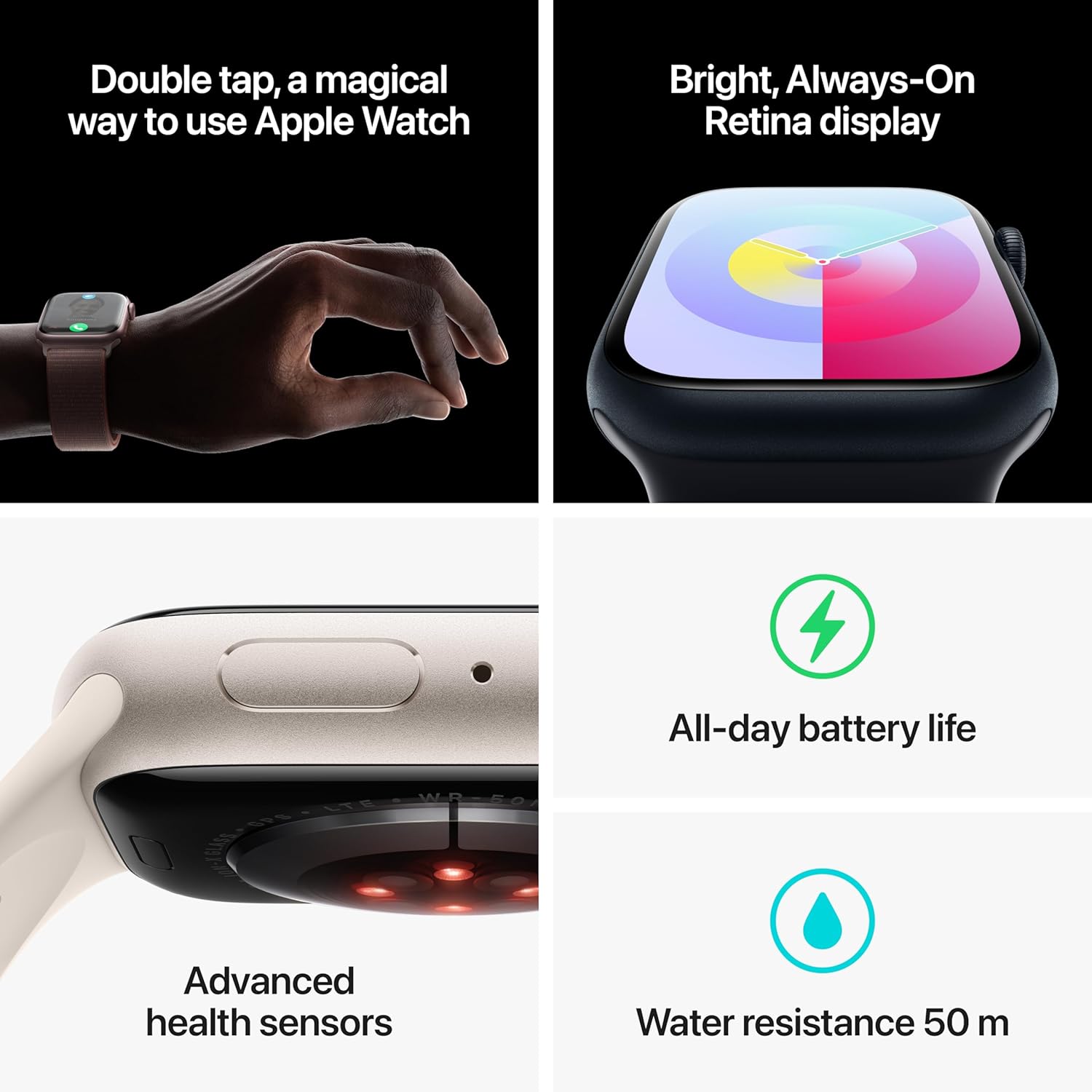 Apple Watch Series 9 – Pink Aluminium GPS with Light Pink Band