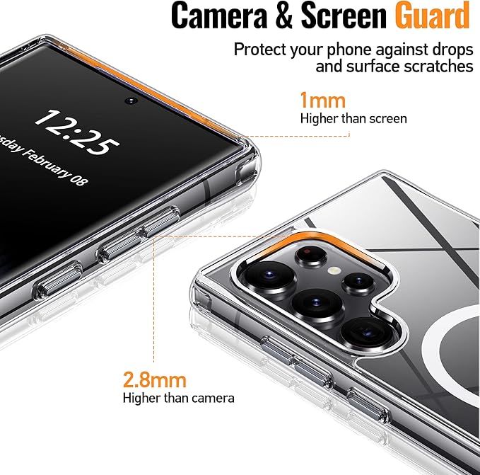 Crystal Clear Case for S25 Ultra