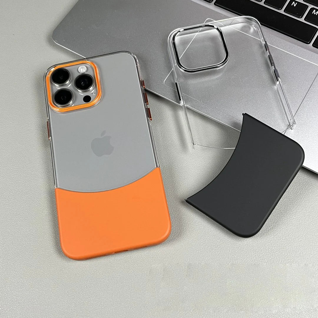 Dual-Layer Contrast Transparent IPhone Case