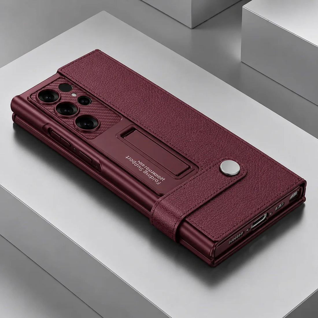 Magnetic Folding Bracket Case