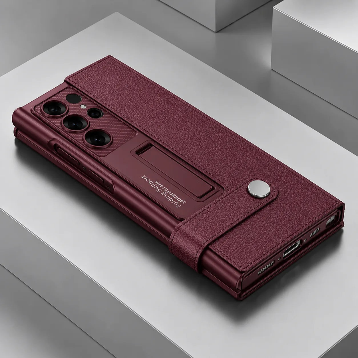 Folding Bracket Card Wallet Case