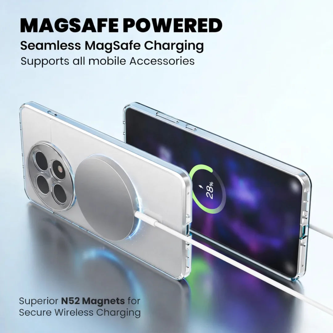 Anti-Yellow MagSafe Clear Transparent Case for OnePlus 11R
