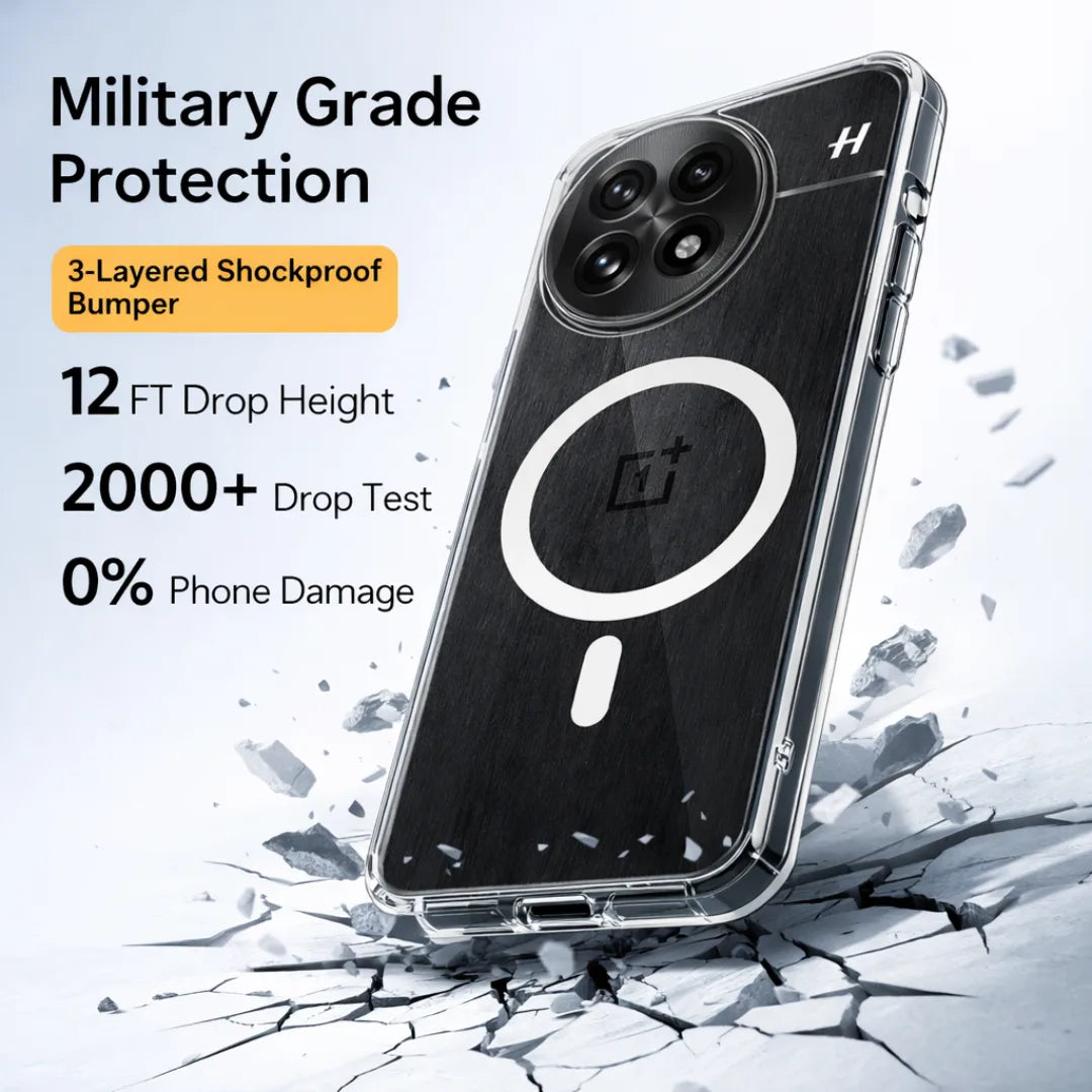 Casesaccessories anti-yellow MagSafe clear case for OnePlus OnePlus 13