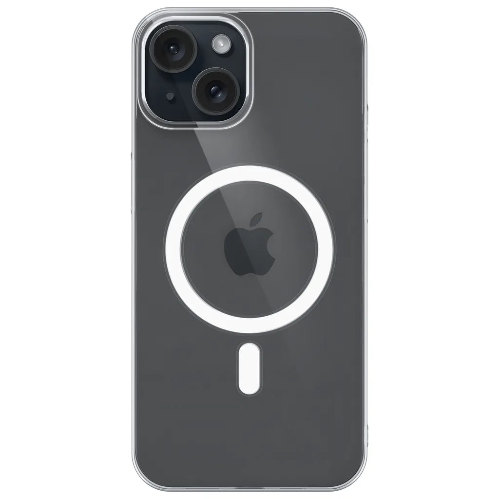 Anti Yellow MagSafe Transparent iPhone 14 Back Cover
