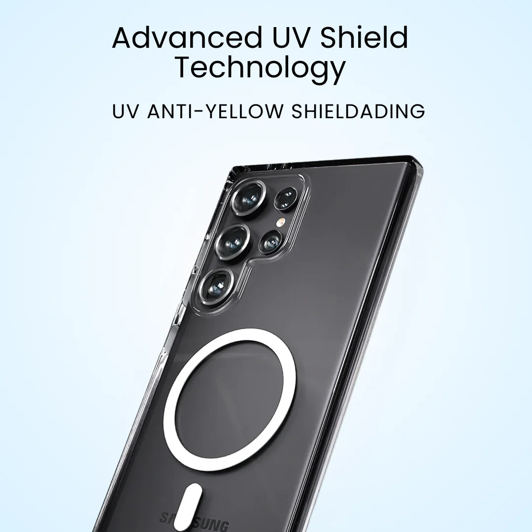Anti Yellow MagSafe Clear Case – Galaxy S24 Ultra