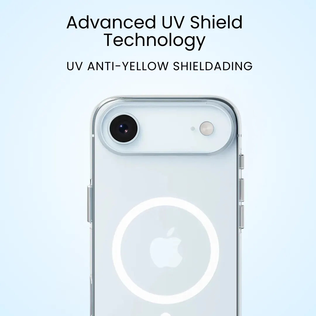 Anti Yellow MagSafe Transparent Clear iPhone 17 Air Case