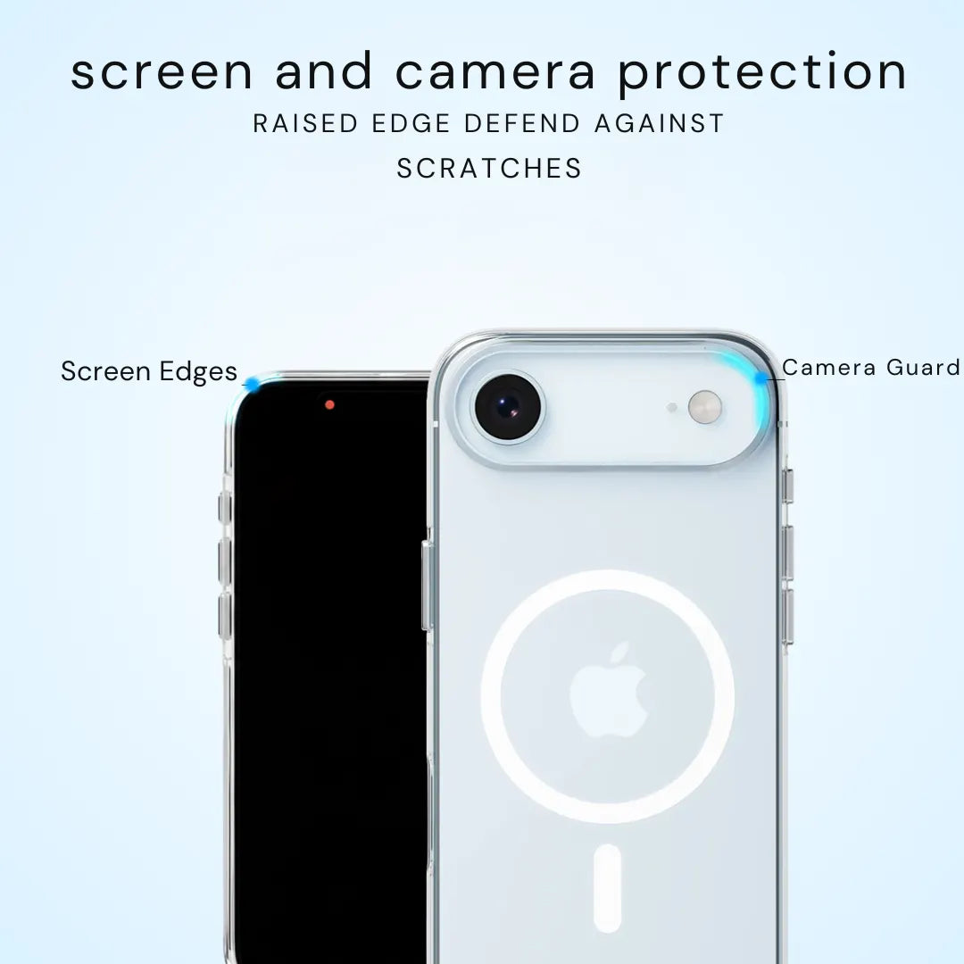 Anti Yellow MagSafe Transparent Clear iPhone 17 Air Case