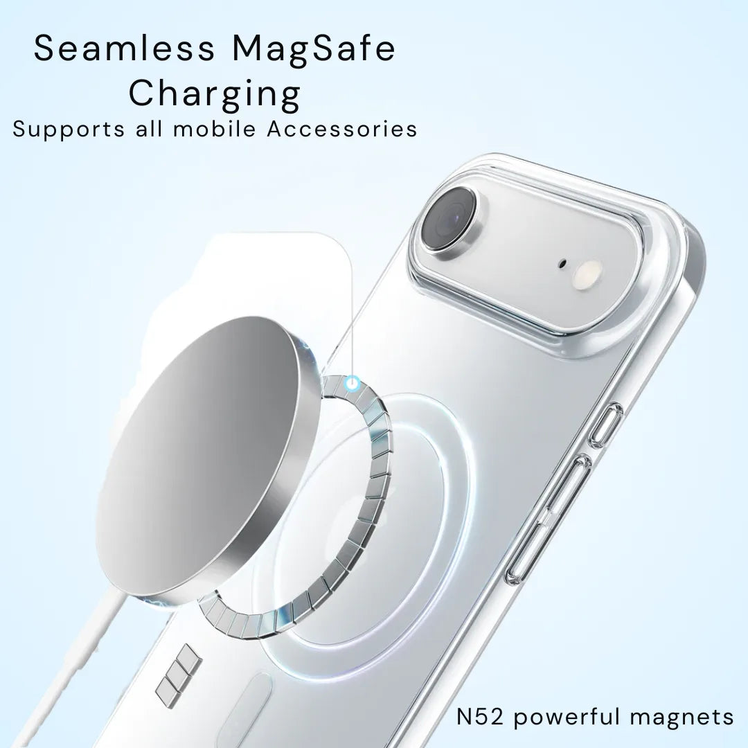 Anti Yellow MagSafe Transparent Clear iPhone 17 Air Case