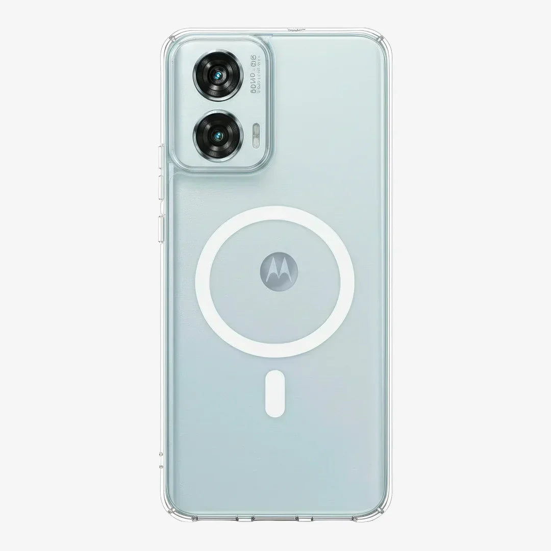 Anti Yellow Magsafe Clear Transparent Case - Motorola G85