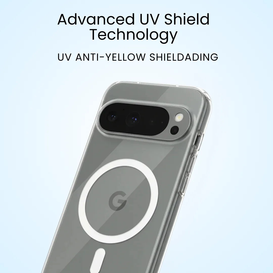 Anti Yellow Magsafe Clear Transparent Case for Google Pixel 9 Pro