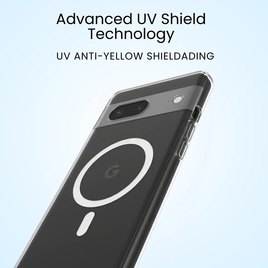 Anti Yellow Magsafe Clear Transparent Case for Google Pixel 7