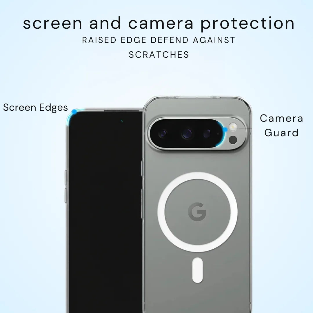 Anti Yellow Magsafe Clear Transparent Case for Google Pixel 8