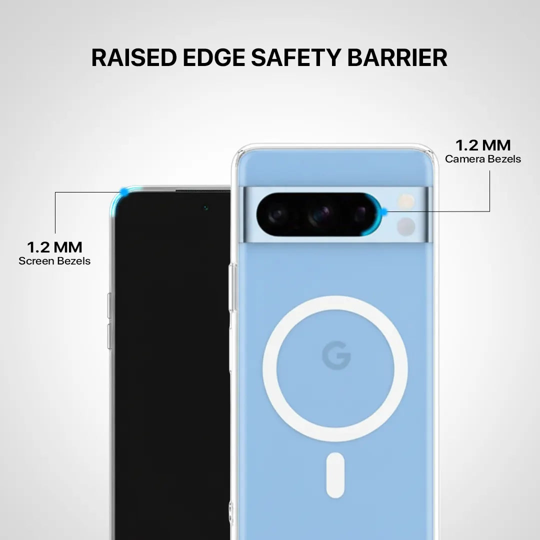 Anti Yellow Magsafe Clear Transparent Case for Google Pixel 8 Pro