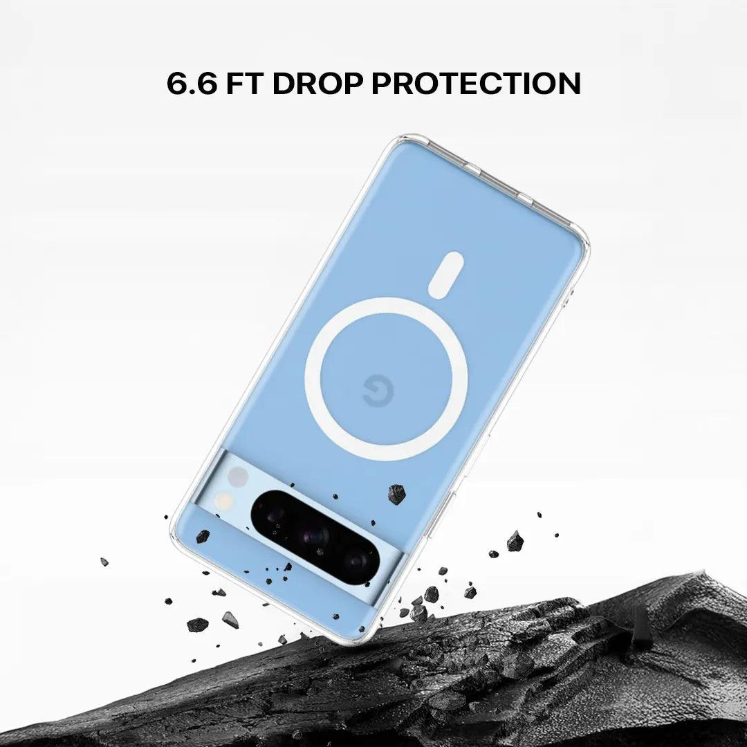 Anti Yellow Magsafe Clear Transparent Case for Google Pixel 8 Pro