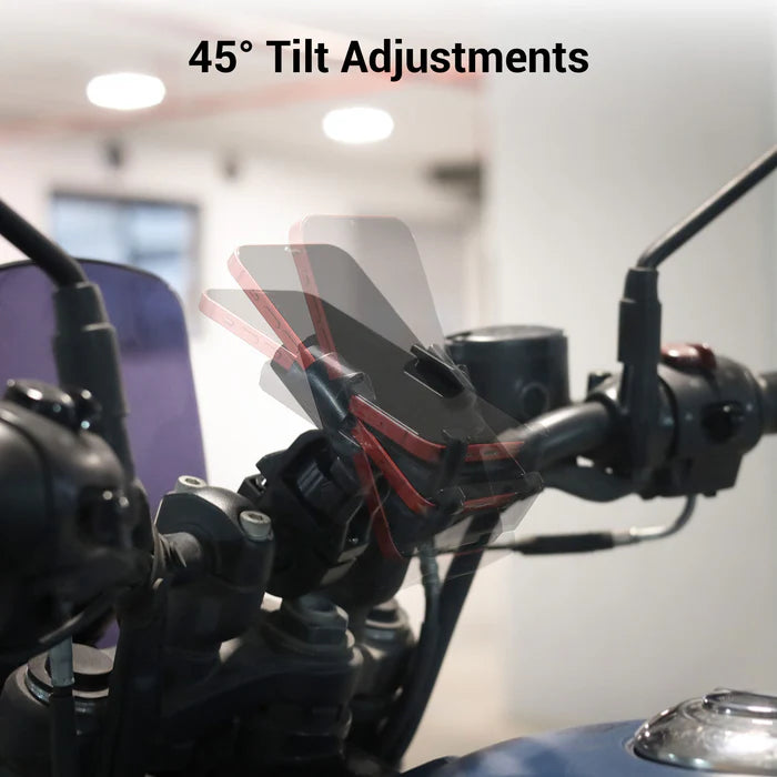 Soft adjustable smartphone holder with aluminium alloy frame