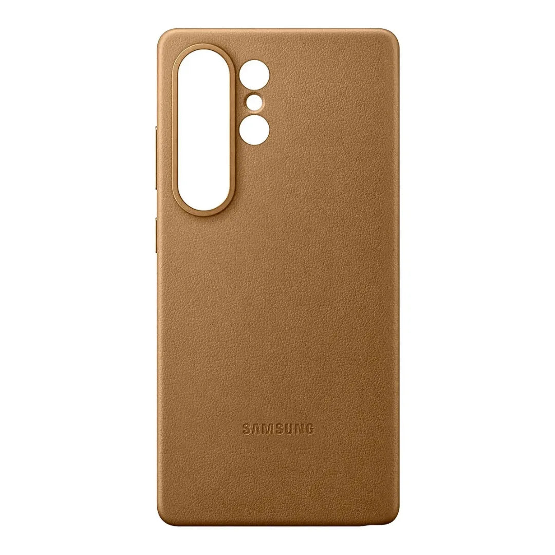 Original Samsung Metal Button Leather Case  - New Arrival.