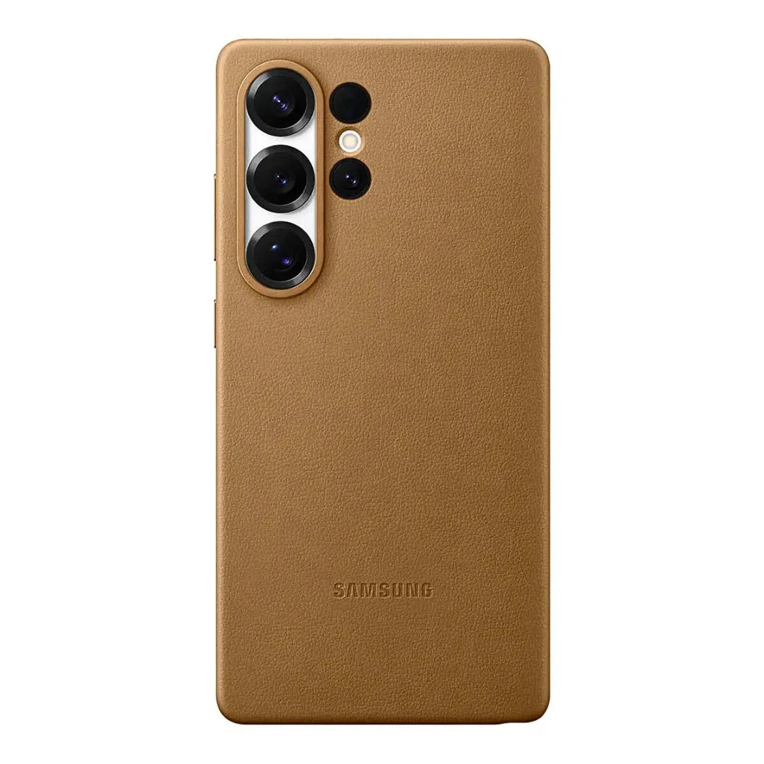 Original Samsung Metal Button Leather Case  - New Arrival.