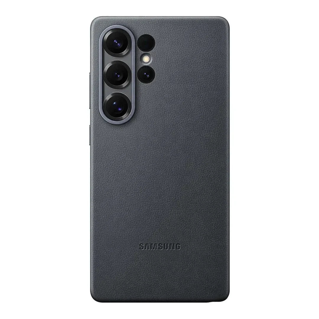 Original Samsung Metal Button Leather Case  - New Arrival.
