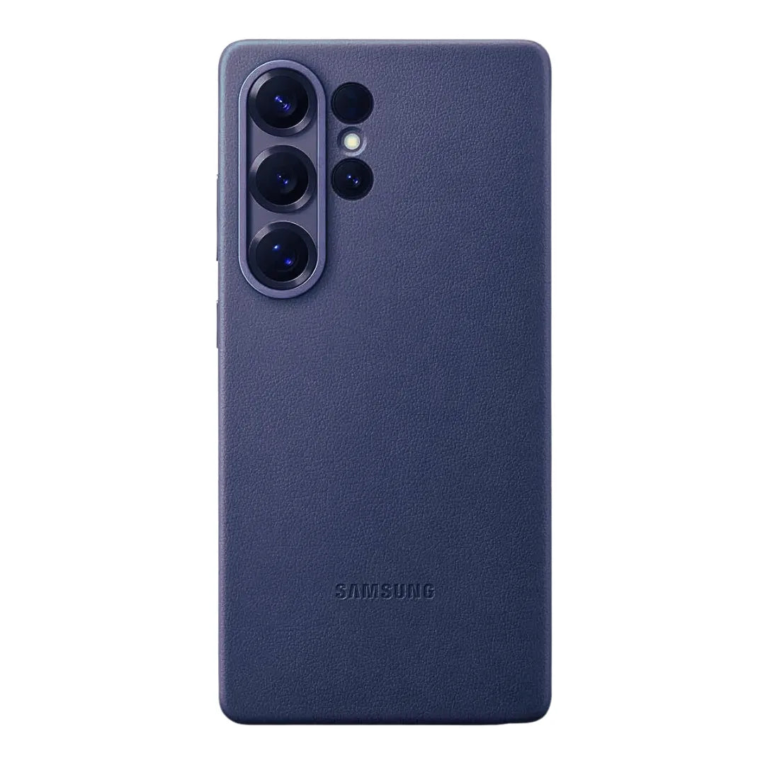 Original Samsung Metal Button Leather Case  - New Arrival.