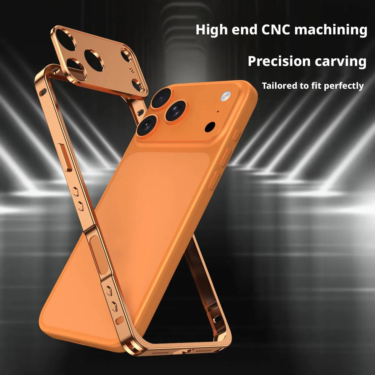 Slim Shockproof Metal Bumper iPhone Case