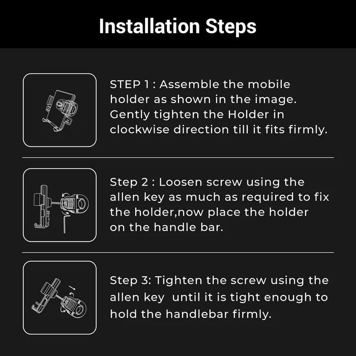 Casesaccessories mobile phone holder for bike and scooty