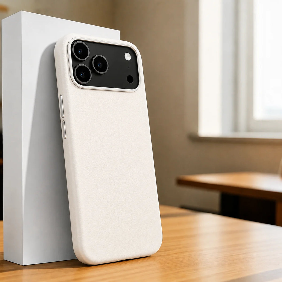 Magnetic Leather Defense Case – Premium Protection with Luxury
