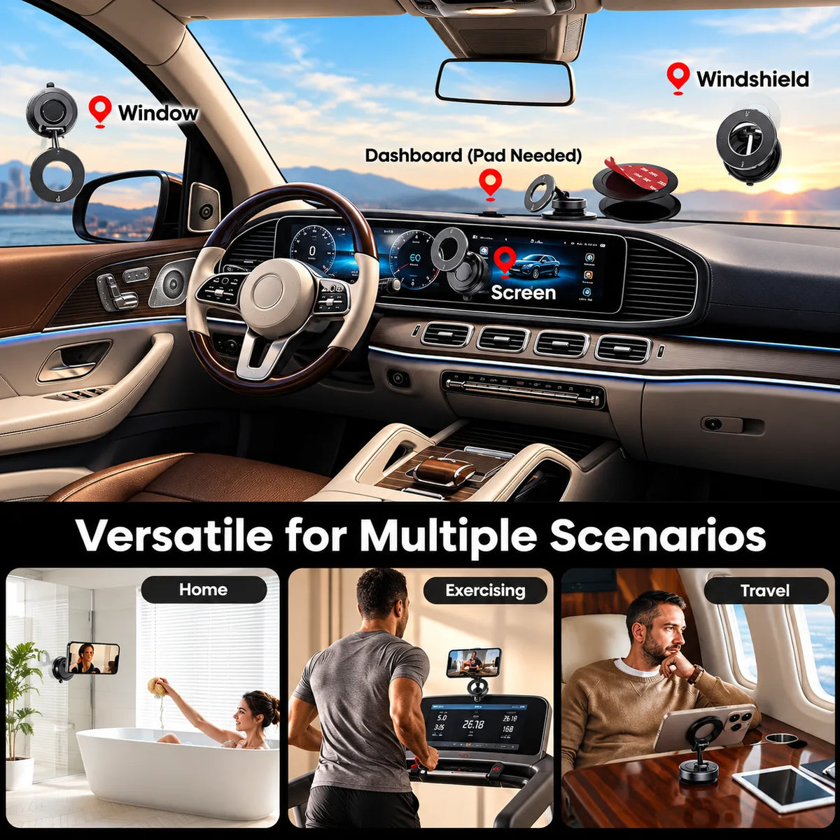 MagPro 360° Magnetic Phone Holder