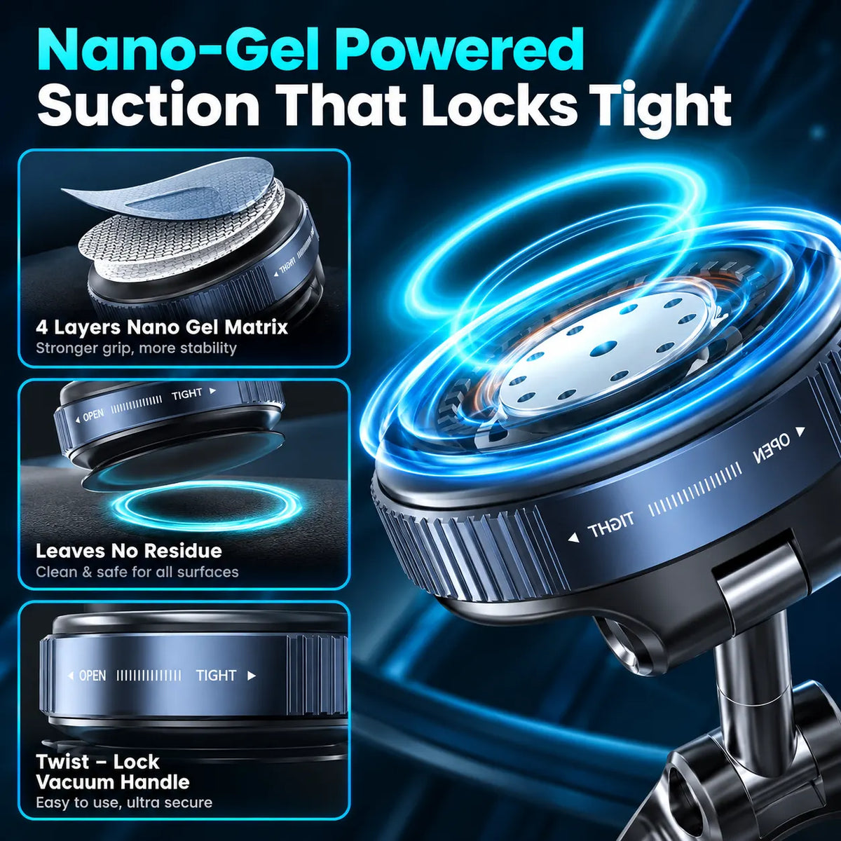 MagPro 360° Magnetic Phone Holder
