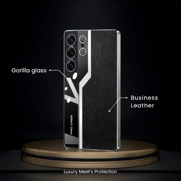 Electroplated Business Leather Case