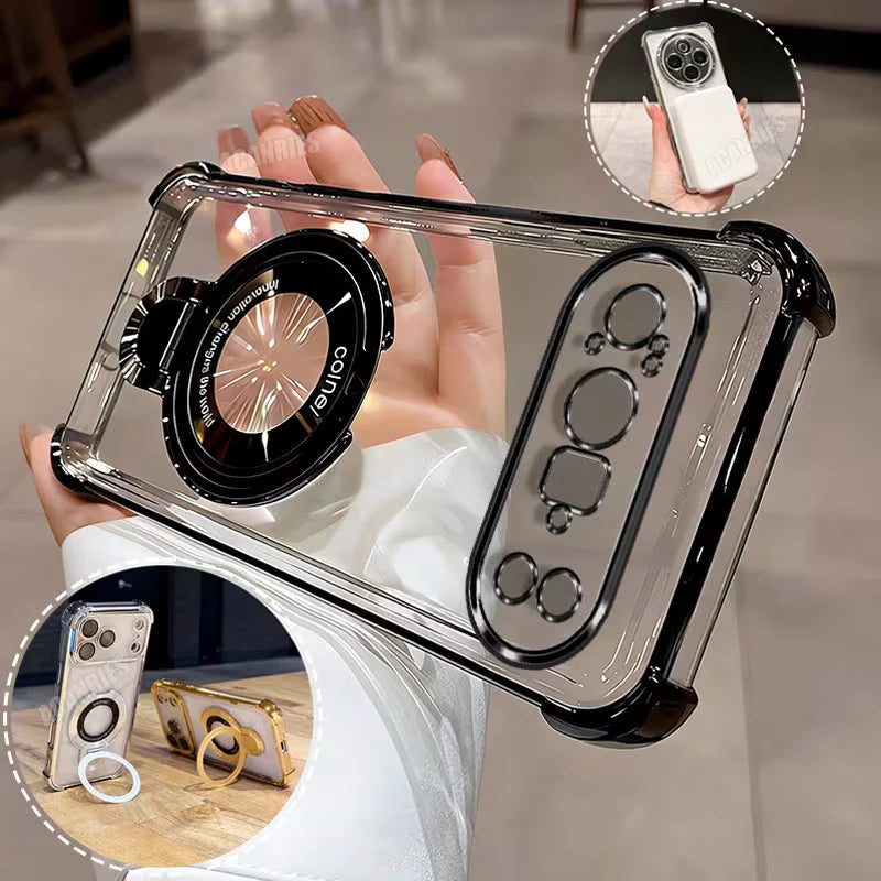 UltraClear Ring Stand Defense Case for Google Pixel