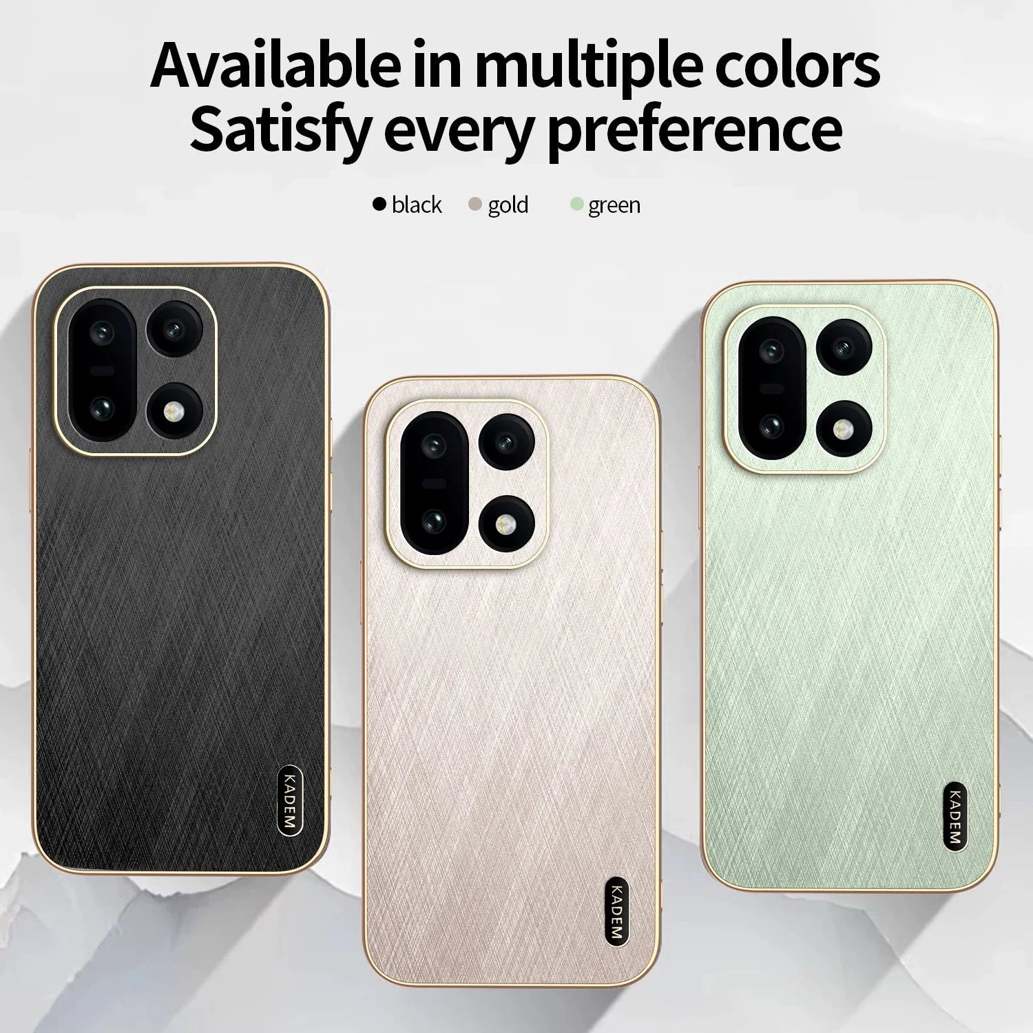 Electroplate Golden Thread Pattern Case